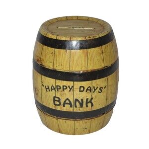 Happy Day's 1930's Tin Bank ~ Great Depression ~ J Chein & Co